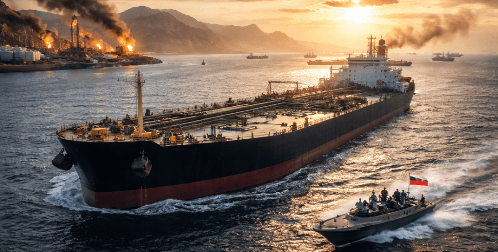 Frete marítimo dispara após tensões entre Estados Unidos e Irã impactarem rotas internacionais