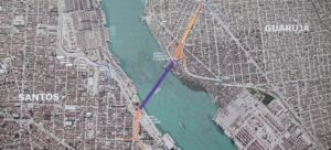 Operação de carga sendo movimentada no Porto de Santos com assessoria aduaneira especializada em importação e exportaç