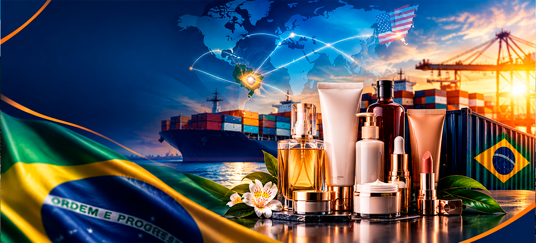 Exportações brasileiras de produtos de beleza para o mercado internacional