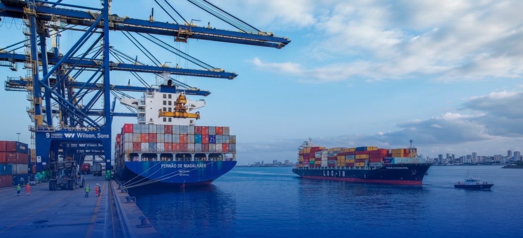 Transporte aquaviário no Brasil cresce 9,81% em 2025 e alcança 374,6 bilhões de TKU.